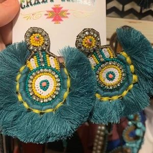 Crazy Train Fringe Earrings